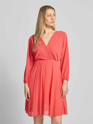 sukienka z mieszanka wiskozy z dekoltem w serek ZABAIONE