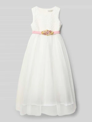 Sukienka z mieszanki bawełny z partią talii Une Hautre Couture