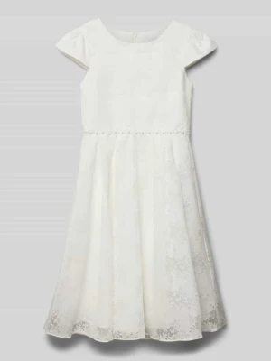 Sukienka z mieszanki wiskozy z okrągłym dekoltem DANAMADE