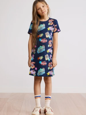 Sukienka z nadrukiem Minnie Mouse™ Desigual niebieski