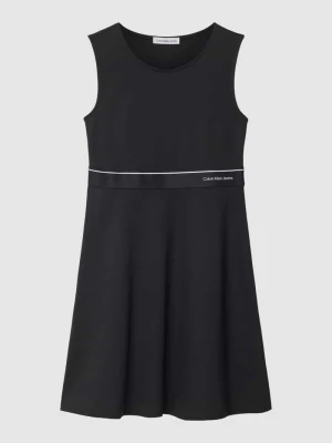 Sukienka z nadrukiem z logo Calvin Klein Jeans