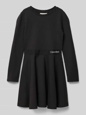 Sukienka z nadrukiem z logo Calvin Klein Jeans