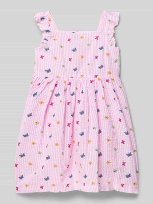 Sukienka z obszyciem falbanami BLUE SEVEN