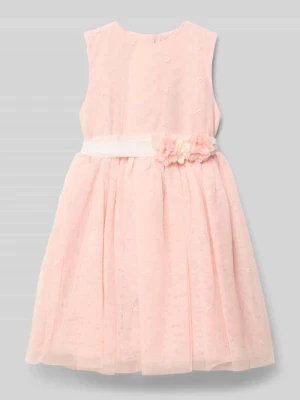 Sukienka z tiulu z wiązanym paskiem Mayoral