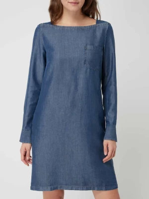 Sukienka z tkaniny stylizowanej na denim Marc O'Polo