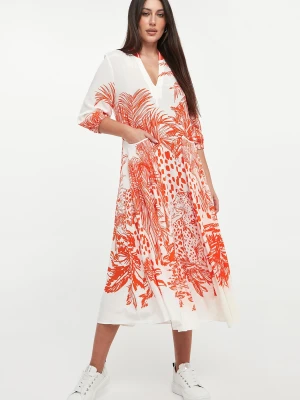 Sukienka z tropikalnym wzorem SPORTALM