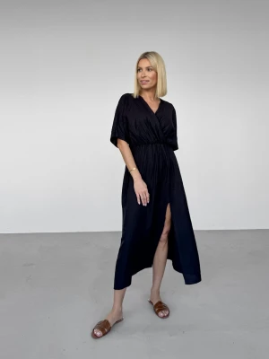 Sukienka z Wiskozy Czarna Milos ClothStore