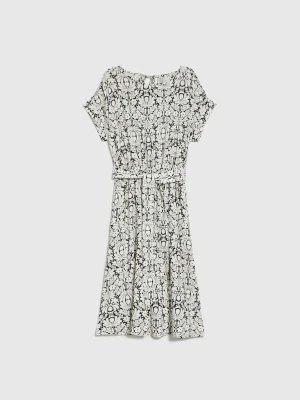 Sukienka z wiskozy czarna Moodo