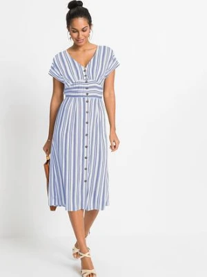 Sukienka z wiskozy pochodzącej ze zrównoważonych źródeł bonprix