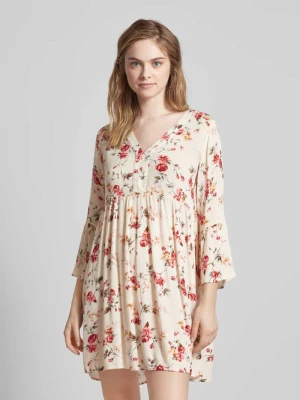 Sukienka z wiskozy z kwiatowym wzorem model ‘VALENCIA’ Only