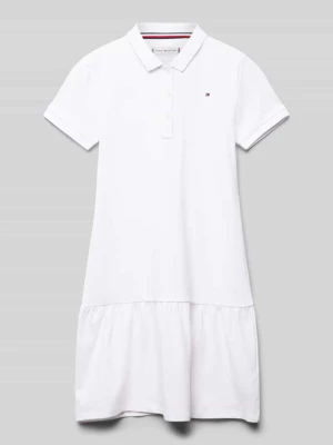 Sukienka z wyhaftowanym logo model ‘ESSENTIAL’ Tommy Hilfiger Teens