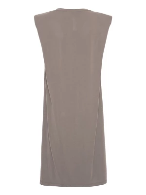 MOSS COPENHAGEN Sukienka "Zaya Fenya" w kolorze szarobrązowym rozmiar: XS