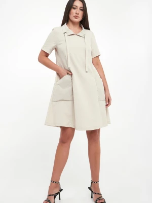 Sukienka ze strukturalnej tkaniny JOSEPH RIBKOFF