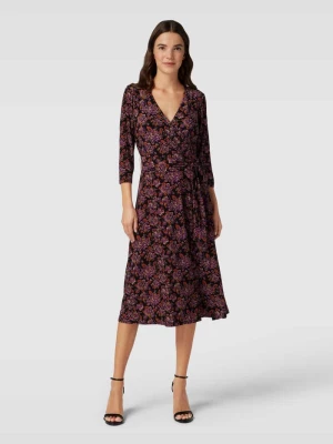 Sukienka ze wzorem na całej powierzchni model ‘CARLYNA’ Lauren Ralph Lauren