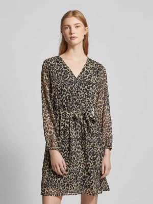 Sukienka ze wzorem na całej powierzchni model ‘CERA’ Only