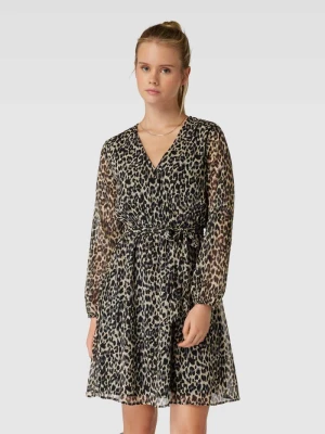 Sukienka ze wzorem na całej powierzchni model ‘CERA’ Only