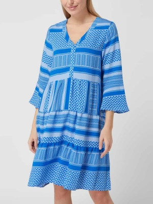 Sukienka ze wzorem przypominający arafatkę SMASHED LEMON