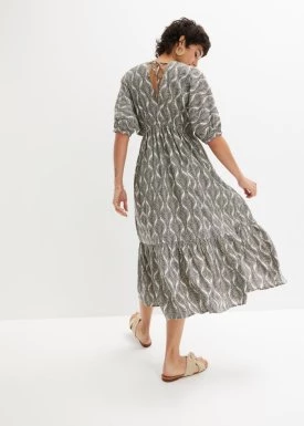 Sukienka ze zrównoważonej wiskozy bonprix