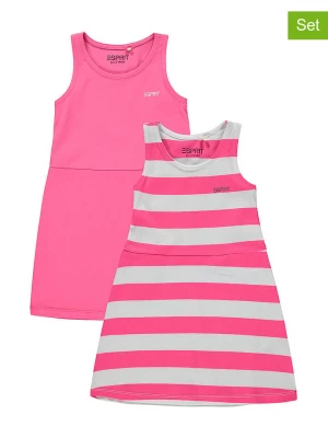 ESPRIT Sukienki (2 szt.) w kolorze różowym rozmiar: 92