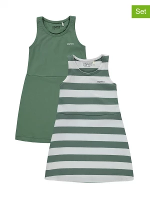 ESPRIT Sukienki (2 szt.) w kolorze zielonym rozmiar: 92