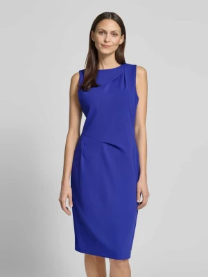 Sukienki etui do kolan z okrągłym dekoltem Calvin Klein Womenswear