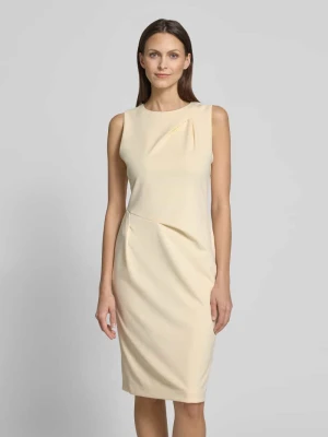 Sukienki etui do kolan z okrągłym dekoltem Calvin Klein Womenswear