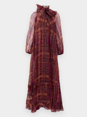Suknia balowa Diane Von Furstenberg ciemnoczerwony