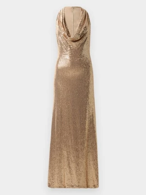 Suknia balowa Halston złoty