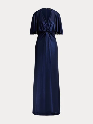 Suknia balowa Lauren Ralph Lauren granatowy