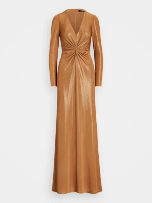 Suknia balowa Lauren Ralph Lauren złoty