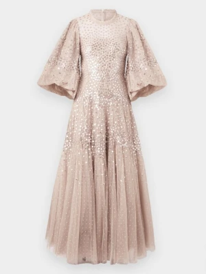 Suknia balowa Needle & Thread beżowy
