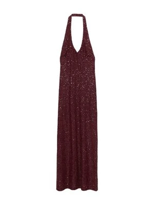 Suknia balowa PULL&BEAR ciemnoczerwony