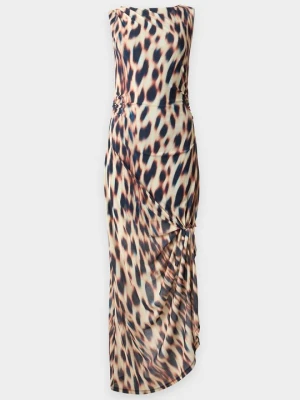 Suknia balowa Topshop brązowy