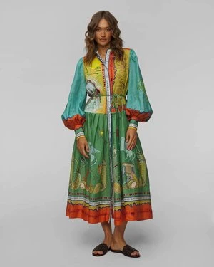 Suknia damska Alemais Surrealist Summer Ramie Shirtdress