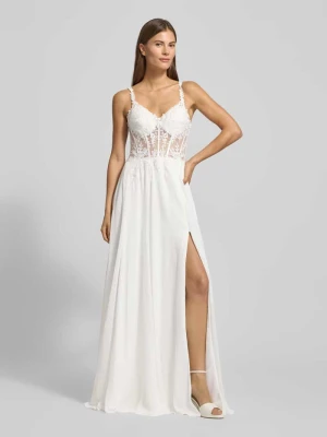 Suknia ślubna z dekoltem w kształcie serca luxuar