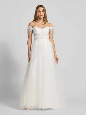 Suknia ślubna z dekoltem w kształcie serca luxuar