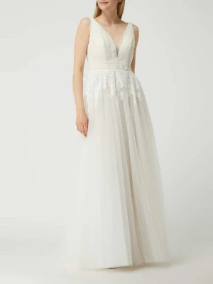 Suknia ślubna z etolą luxuar