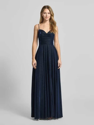 Suknia wieczorowa o kroju regular fit w połyskującym wykończeniu luxuar