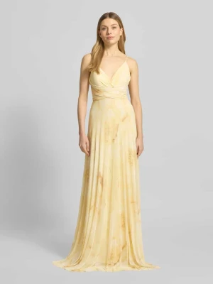 Suknia wieczorowa z dekoltem w serek w kroju regular fit Jake*s Cocktail