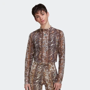 Zdjęcie produktu adidas Originals Summer Rave Snake Mesh Longsleeve kobiety Długie rękawy biały rozmiar Odzież