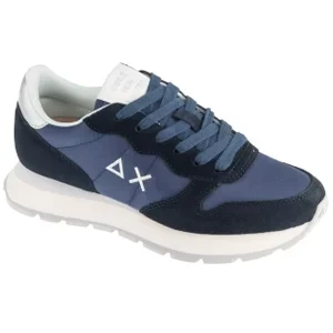 SUN68 Ally Gold Silver Z36202-07, Damskie, Granatowe, buty sneakers, skóra zamszowa, rozmiar: 37