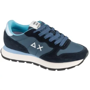 SUN68 Ally Solid Z36201-07, Damskie, Granatowe, buty sneakers, skóra zamszowa, rozmiar: 37