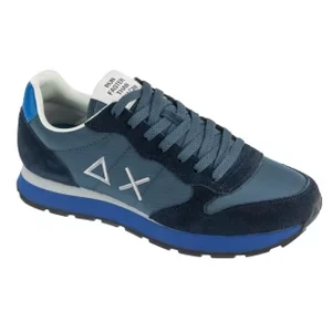 SUN68 Tom Solid Z36101-0780, Męskie, Granatowe, buty sneakers, skóra zamszowa, rozmiar: 41