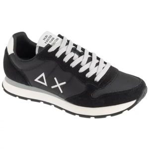 SUN68 Tom Solid Z36101-11, Męskie, Czarne, buty sneakers, skóra zamszowa, rozmiar: 41