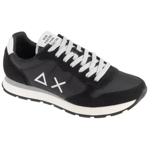 SUN68 Tom Solid Z36101-11, Męskie, Czarne, buty sneakers, skóra zamszowa, rozmiar: 42