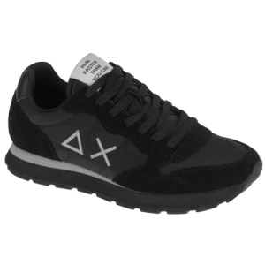 SUN68 Tom Solid Z36101-1199, Męskie, Czarne, buty sneakers, skóra zamszowa, rozmiar: 42