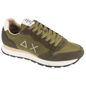 SUN68 Tom Solid Z36101-19, Męskie, Zielone, buty sneakers, skóra zamszowa, rozmiar: 45