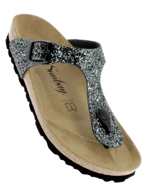 Sunbay Japonki "Camelia" w kolorze antracytowym rozmiar: 37