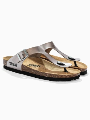 Sunbay Japonki "Camelia" w kolorze srebrnym rozmiar: 39