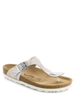 Sunbay Japonki "Camelia" w kolorze srebrnym rozmiar: 38